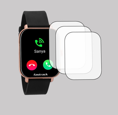 ejzatex Screen Guard for FASTRACK REFLEX VOX 2 SMARTWATCH, SCREEN GUARD(Pack of 3)