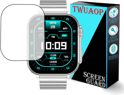 TWUAOP Screen Guard for FIRE BOLTT GLADIATOR PLUS SMARTWATCH(Pack of 1)