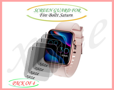XAZE Screen Guard for Fire Boltt Saturn(Pack of 4)