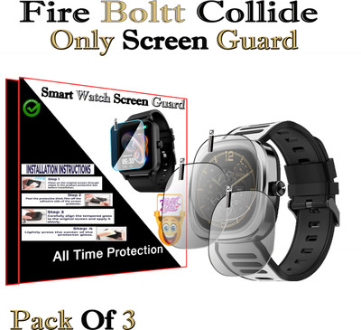 HIDEOUS Screen Guard for Fire Boltt Collide(Pack of 3)