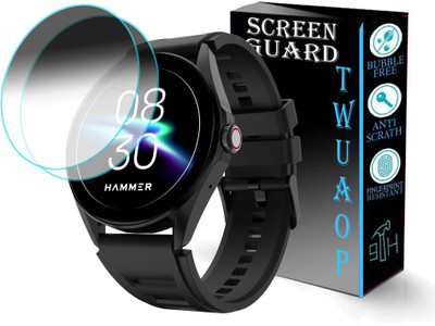 TWUAOP Screen Guard for HAMMER CYCLONE SMARTWATCH(Pack of 2)