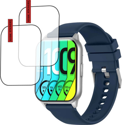 ejzatex Screen Guard for PEBBLE COSMOS NOVA SMARTWATCH, SCREEN GUARD(Pack of 2)