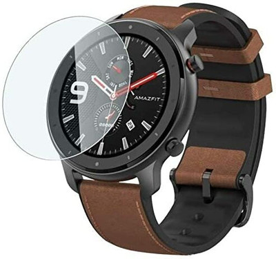 CUBES Screen Guard for Amazfit GTR 47mm | Soft and Flexible | Touch Sensitive | Unbreakable | Ultra Thin| Edge To Edge TPU Film ( Not a Tempered Glass )(Pack of 2)