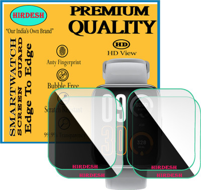 hirdesh Nano Glass for realme Watch 3 Pro(Pack of 4)
