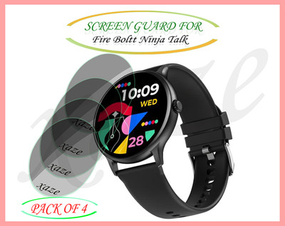 XAZE Screen Guard for Fire Boltt Ninja Talk Smartwatch(Pack of 4)