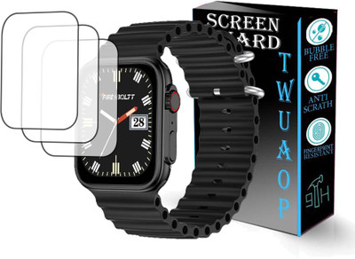 TWUAOP Screen Guard for FIRE BOLTT GLADIATOR PLUS SMARTWATCH(Pack of 3)