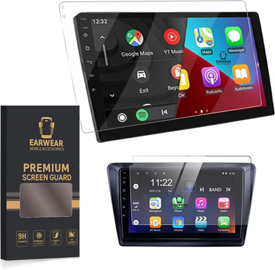 ear wear Screen Guard for Android 9Inch Car Accessories Navigation System Or Music System Stereo Touch Screen Guard (After Market)(Not Tempered glass)(Pack of 1)