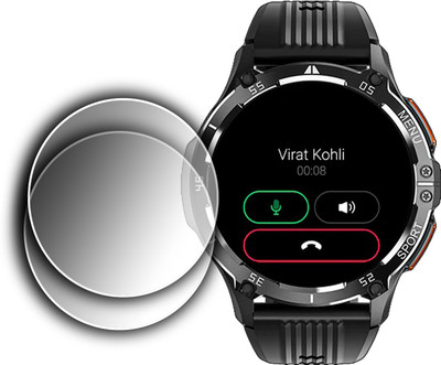 ejzatex Screen Guard for NoiseFit Force Plus SMARTWATCH, SCREEN GUARD(Pack of 2)