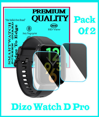 daffin Screen Guard for DIZO WATCH D PRO(Pack of 2)