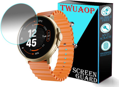 TWUAOP Screen Guard for AMBRANE WISE RUSH SMARTWATCH(Pack of 1)
