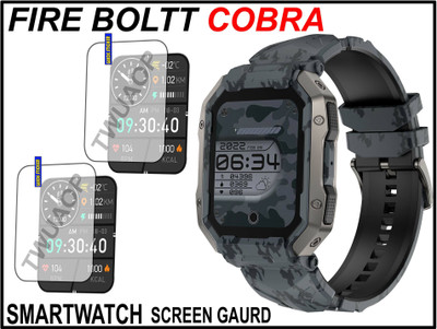TWUAOP Screen Guard for FIRE BOLTT COBRA(Pack of 2)