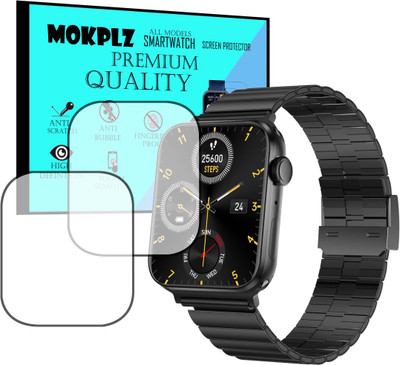 MOKPLZ Screen Guard for FIRE BOLTT VISIONARY ULTRA SMARTWATCH(Pack of 2)
