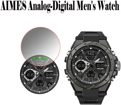 ejzatex Screen Guard for AIMES Analog Digital Mens Watch(Pack of 1)