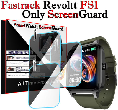 HIDEOUS Screen Guard for Fastrack Revoltt FS1(Pack of 3)