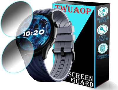TWUAOP Screen Guard for BOULT STRIKER PRO SMARTWATCH(Pack of 2)