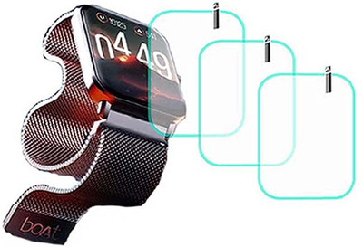 MOKPLZ Screen Guard for BOAT WAVE FURY SMARTWATCH(Pack of 3)