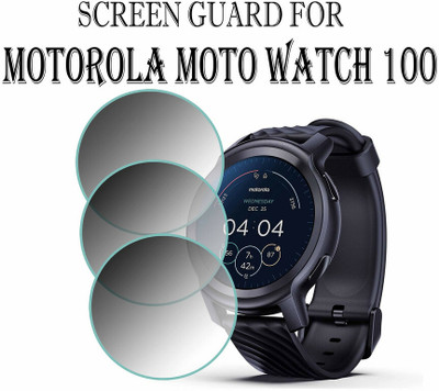 hirdesh Screen Guard for Motorola Moto Watch 100 42mm(Pack of 3)