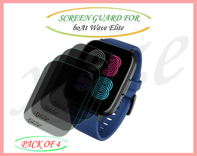 XAZE Screen Guard for boAt Wave Elite Smartwatch(Pack of 4)