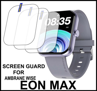 Shiv Screen Guard for AMBRANE WISE EON MAX(Pack of 2)