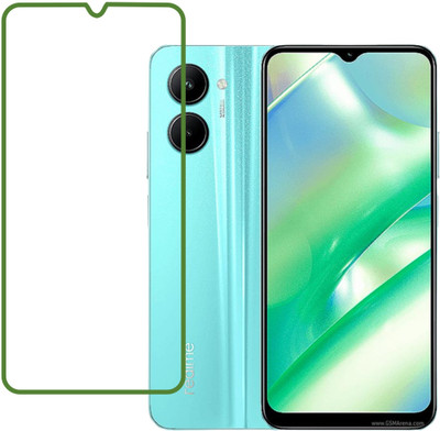 DVTECH Screen Guard for 9H Crystal Clear Realme C33(Pack of 1)
