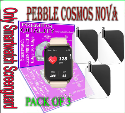 daffin Screen Guard for Pebble Cosmos Nova(Pack of 3)