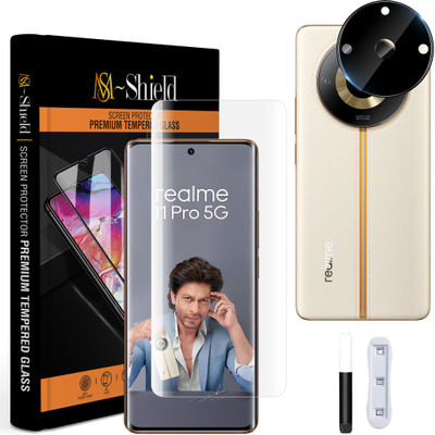 MS-Shield Screen Guard for Realme 11 Pro 5G, With Camera Lens Protector(Pack of 1)