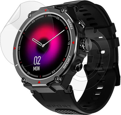 Aaruteck Screen Guard for SMARTWATCH Noisefit Force Plus(Pack of 1)