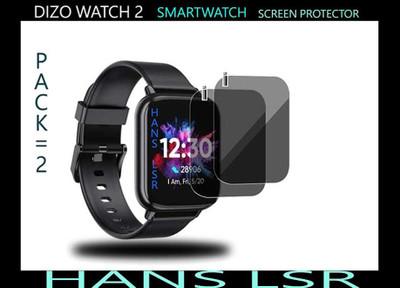 HANS LSR Screen Guard for DIZO WATCH 2(Pack of 2)