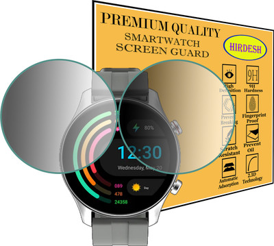 hirdesh Screen Guard for NoiseFit Evolve 2 Play(Pack of 2)
