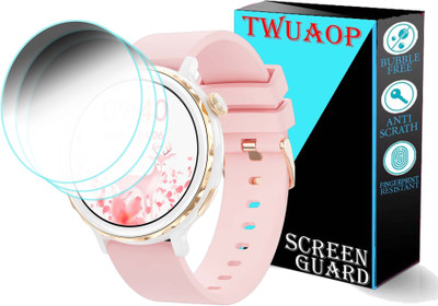TWUAOP Screen Guard for PEBBLE DIVA SMARTWATCH(Pack of 3)