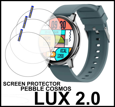 TWUAOP Screen Guard for PEBBLE COSMOS LUX 2.0(Pack of 3)