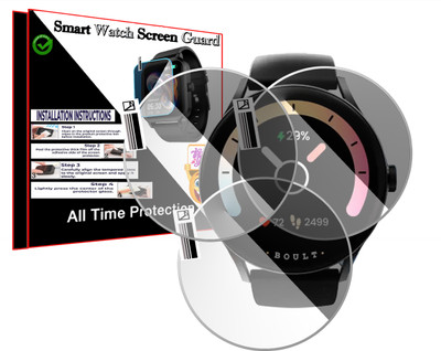 EZGER Screen Guard for Boult Rover Pro Smartwatch(Pack of 3)