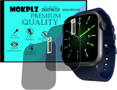 MOKPLZ Screen Guard for FIRE BOLTT RING PLUS SMARTWATCH(Pack of 2)