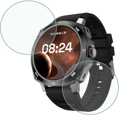 MOKPLZ Screen Guard for HAMMER FIT PRO SMARTWATCH(Pack of 2)