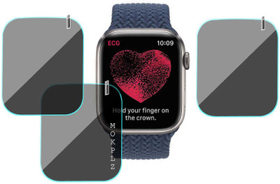 MOKPLZ Screen Guard for APPLE WATCH SERIES 8(Pack of 3)