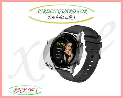 XAZE Screen Guard for Fire boltt talk 3 Smartwatch(Pack of 1)