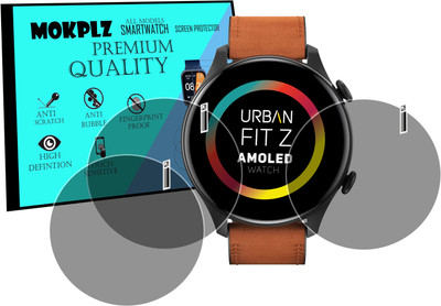 MOKPLZ Screen Guard for URBAN FIT Z SMARTWATCH(Pack of 3)