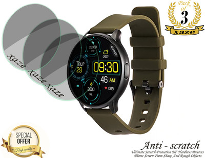XAZE Screen Guard for Vibez Emerald Smartwatch(Pack of 3)