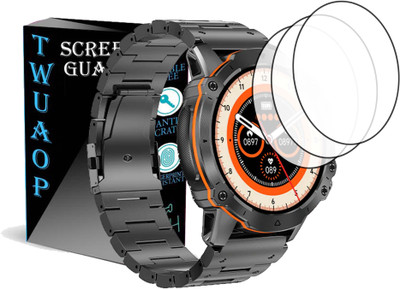 TWUAOP Screen Guard for FIRE BOLTT MARSHAL SMARTWATCH(Pack of 3)