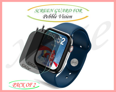 XAZE Screen Guard for Pebble Vision Smartwatch(Pack of 2)
