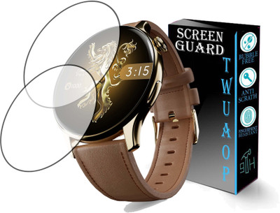 TWUAOP Screen Guard for PEBBLE GAME OF THRONES SMARTWATCH(Pack of 2)
