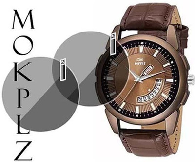 MOKPLZ Screen Guard for HEMI ANALOG HM-GR066-BRW WATCH(Pack of 2)