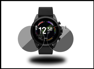 HANS LSR Screen Guard for FOSSIL GEN 6 (42 MM)(Pack of 2)