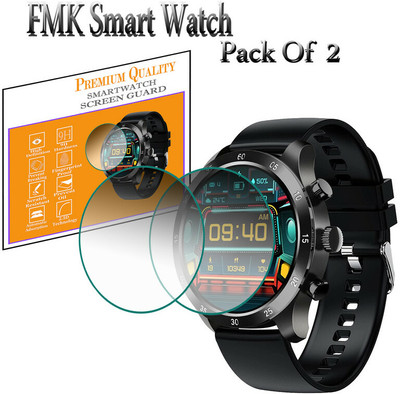 daffin Screen Guard for FMK Smart Watch(Pack of 2)