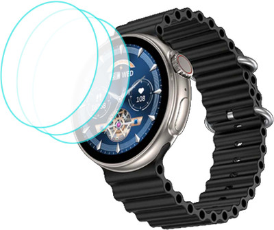 TWUAOP Screen Guard for FIRE BOLTT ASTEROID SMARTWATCH(Pack of 3)