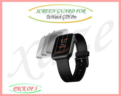 XAZE Screen Guard for TicWatch GTH Pro Smartwatch(Pack of 3)