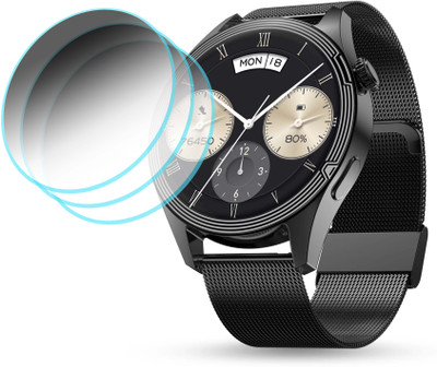 TWUAOP Screen Guard for PEBBLE CARBON SMARTWATCH(Pack of 3)
