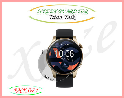 XAZE Screen Guard for Titan Talk Smartwatch(Pack of 1)