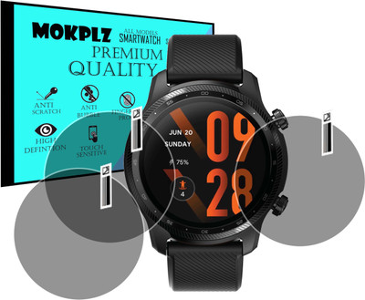 MOKPLZ Screen Guard for TICWATCH PRO 3 ULTRA SMARTWATCH(Pack of 3)