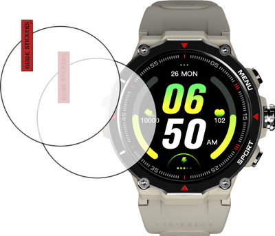 ejzatex Screen Guard for NOISEFIT FORCE SMARTWATCH, SCREEN GUARD(Pack of 2)